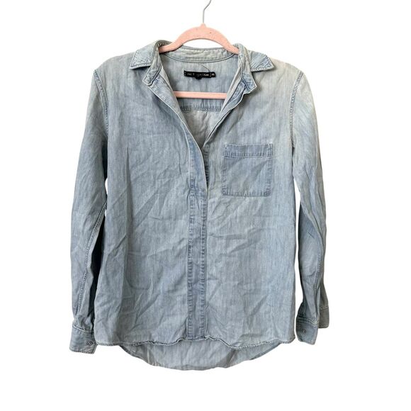 RAG & BONE Denim Top Tottenham Wash XS - Picture 2 of 5